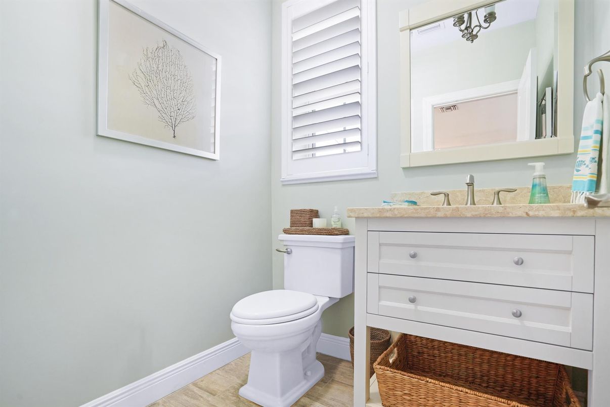 Bathroom, Interior, Wood Texture Flooring