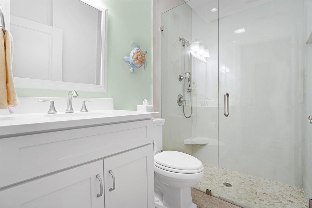Bathroom, Glass Shower, Interior