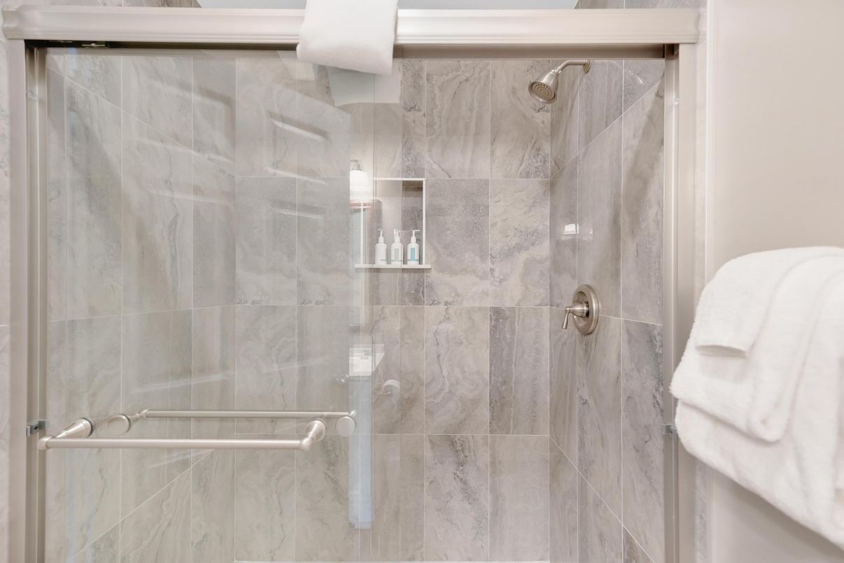 Bathroom, Glass Shower, Interior