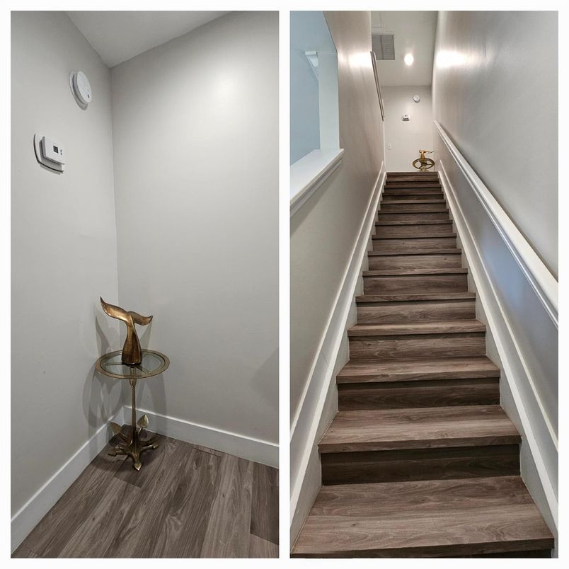 Interior, Recessed Lighting, Wood Texture Flooring
