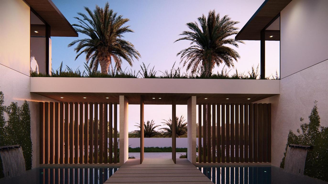 Exterior, Facade, Modern