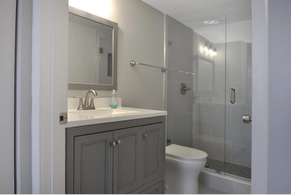 Bathroom, Glass Shower, Interior