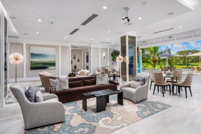 Dining room, Interior, Living room, Recessed Lighting