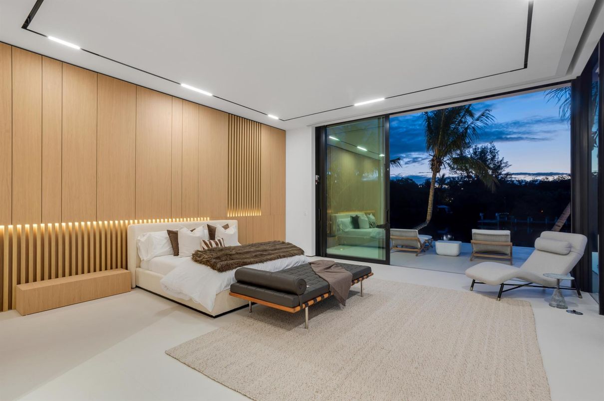Bedroom, Interior, Recessed Lighting