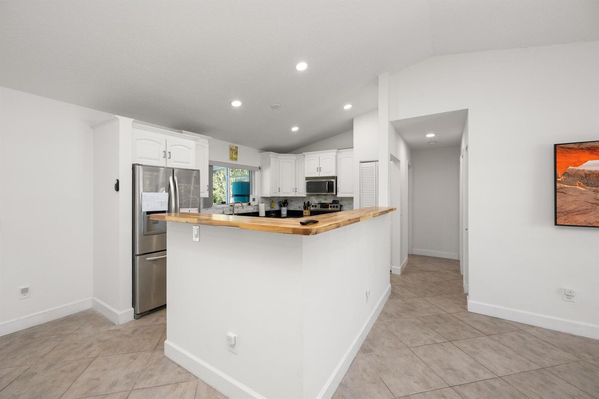 Interior, Kitchen, Recessed Lighting, Stainless Steel Appliances