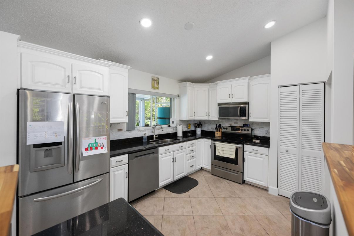 Interior, Kitchen, Recessed Lighting, Stainless Steel Appliances