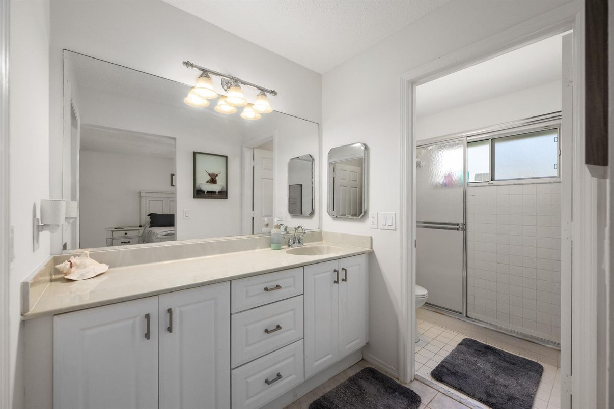Bathroom, Dual Sink Vanities, Glass Shower, Interior