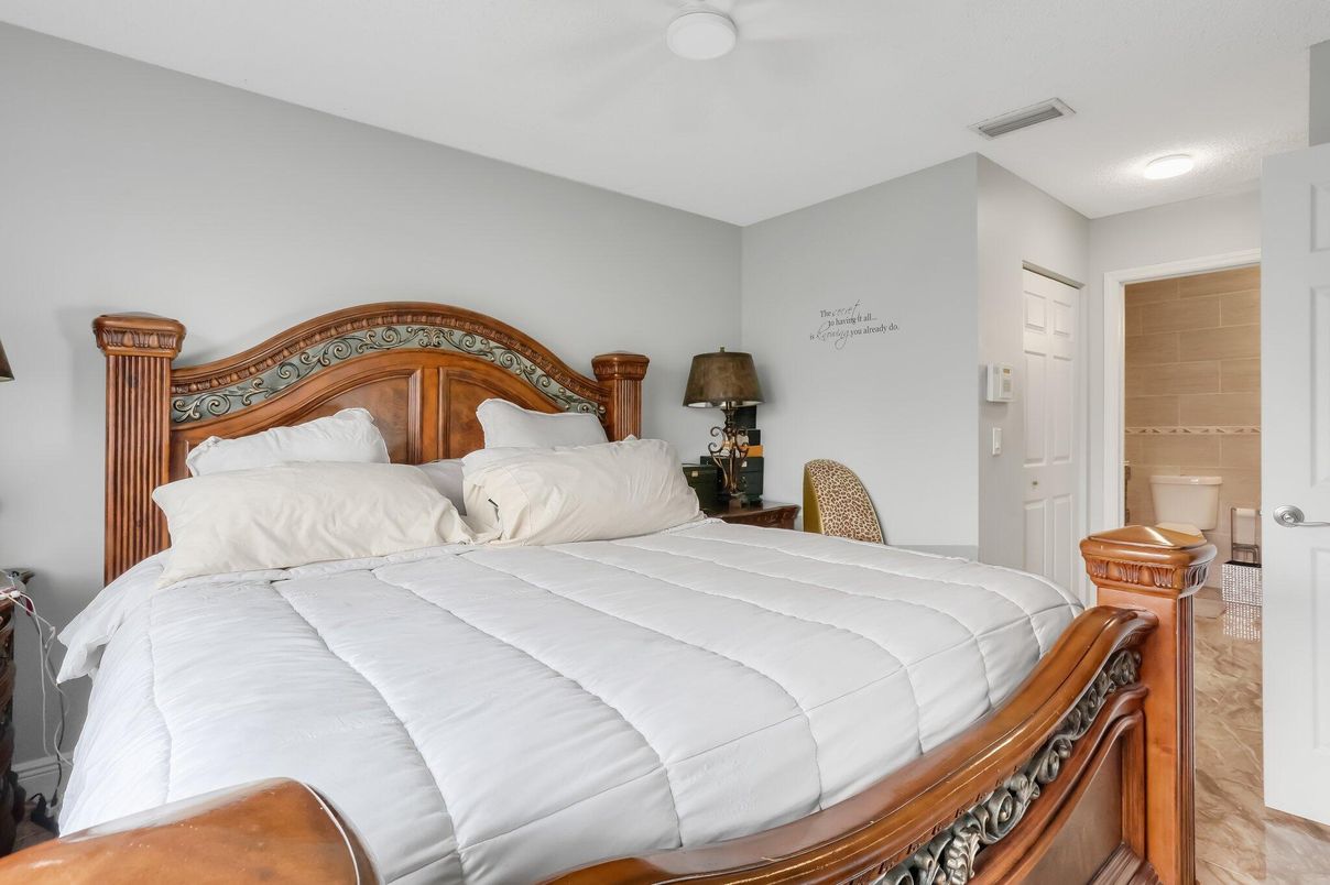 Bedroom, Interior, Recessed Lighting