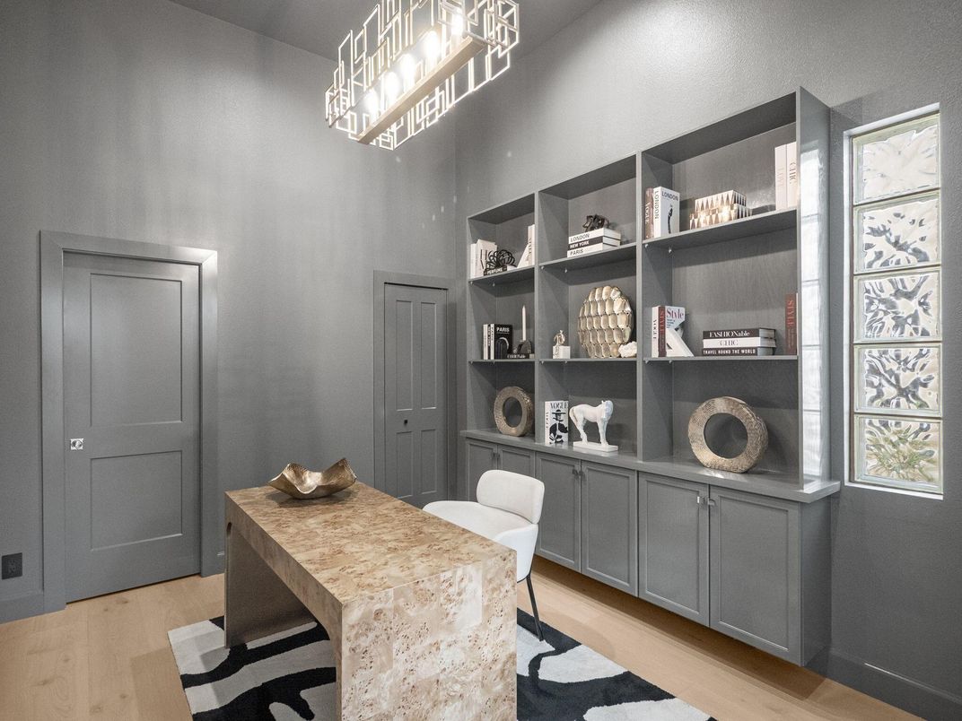 Home Office, Interior, Wood Texture Flooring