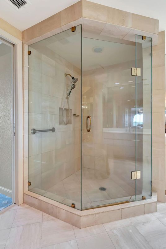 Bathroom, Glass Shower, Interior