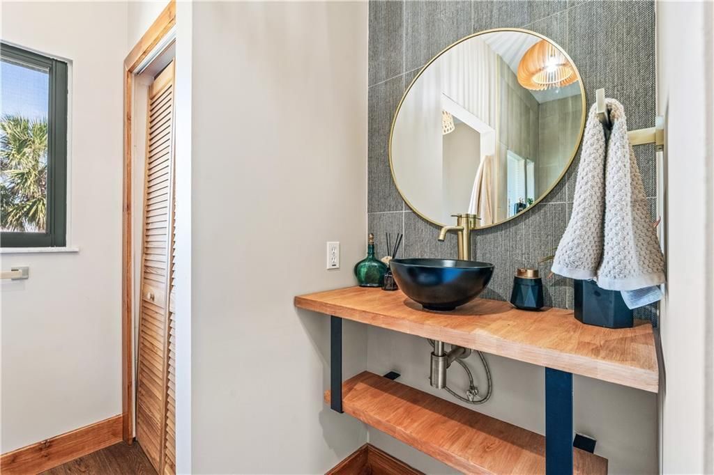 Bathroom, Interior, Wood Texture Flooring
