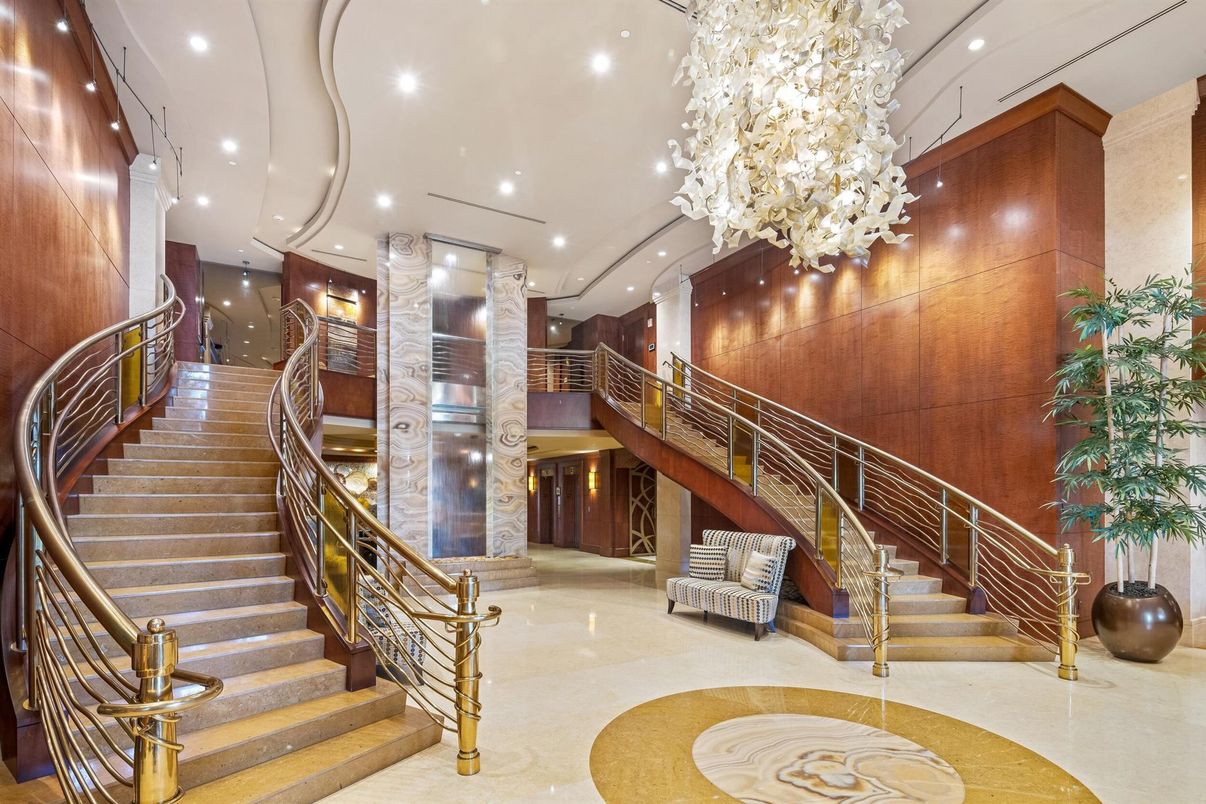 Chandelier, Interior, Recessed Lighting