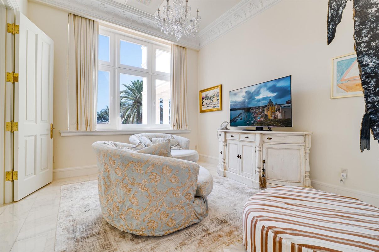 Bedroom, Chandelier, Interior, Marble