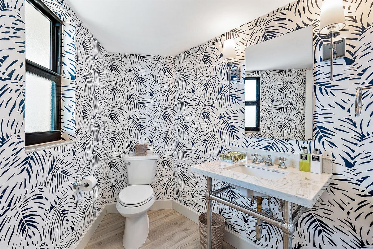Bathroom, Interior, Wood Texture Flooring