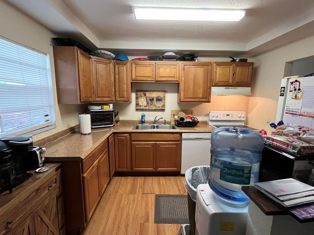 Interior, Kitchen, Wood Texture Flooring