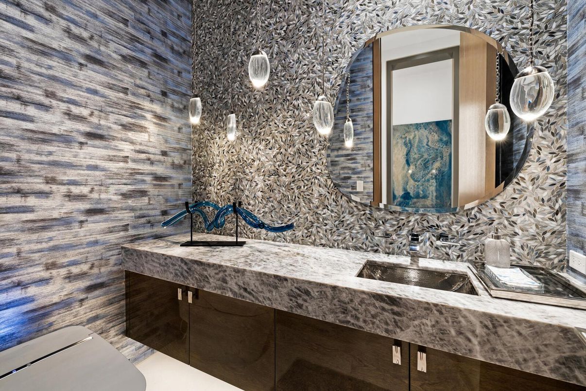 Bathroom, Dual Sink Vanities, Interior, Wooden Walls