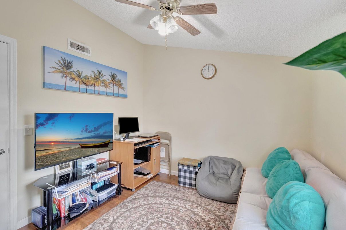 Home Office, Interior, Wood Texture Flooring