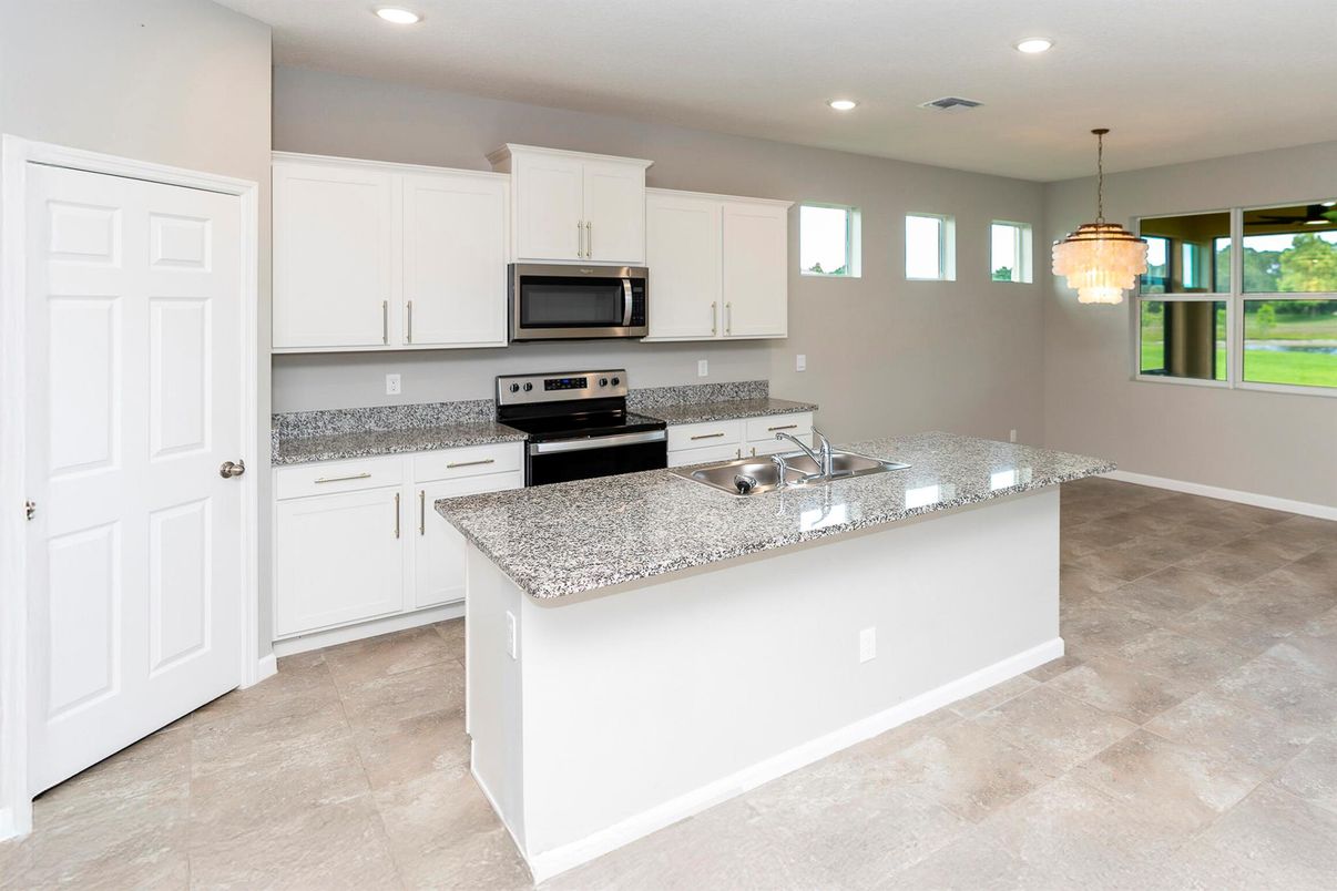 Interior, Kitchen, Pendant Lights, Recessed Lighting