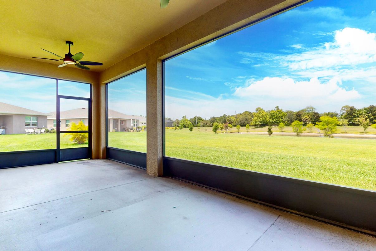 Empty room, Interior, Sun Room