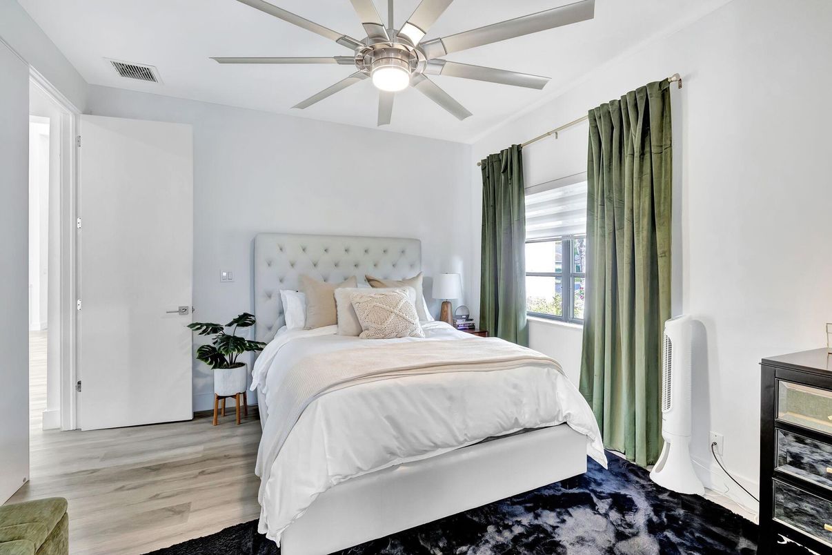 Bedroom, Interior, Wood Texture Flooring