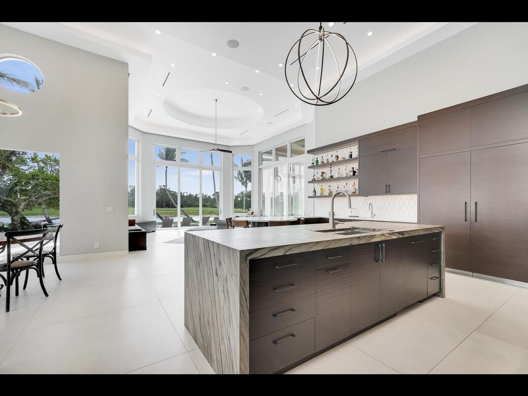 Dining room, Interior, Kitchen, Pendant Lights, Recessed Lighting