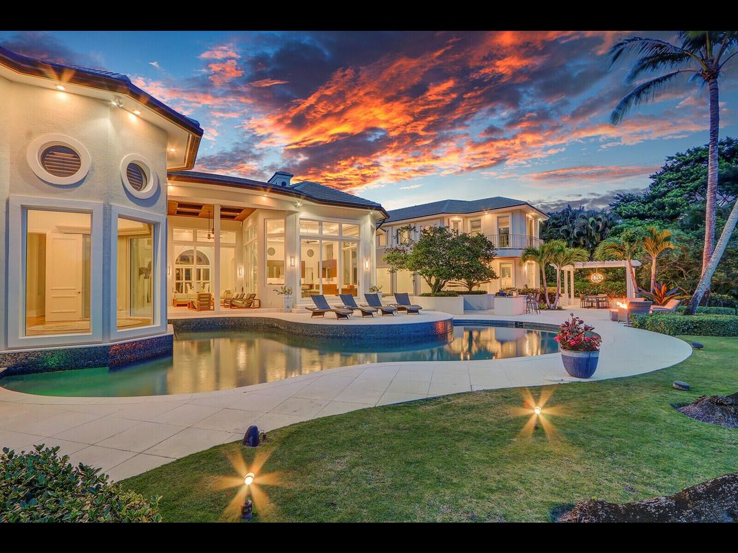 Exterior, Pool, Solar Panels