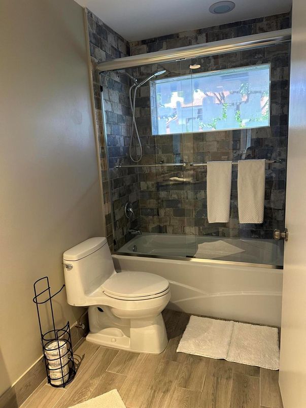 Bathroom, Interior, Wood Texture Flooring