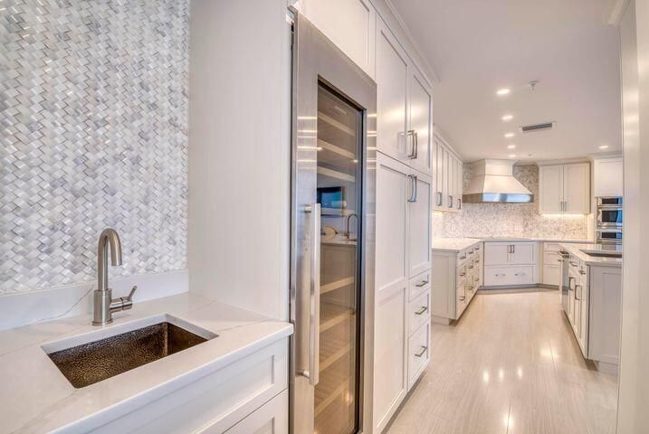 Interior, Kitchen, Recessed Lighting, Stainless Steel Appliances