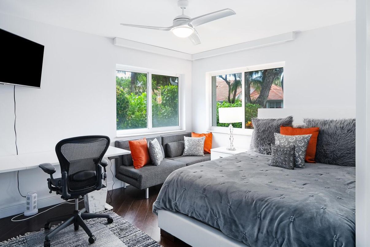 Bedroom, Interior, Wood Texture Flooring