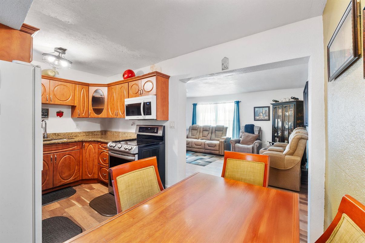 Dining room, Interior, Kitchen, Living room, Wood Texture Flooring