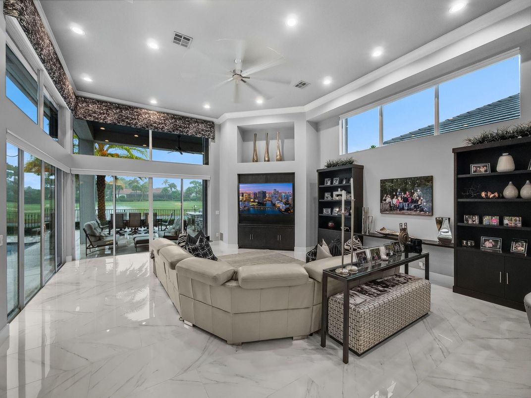 Interior, Living room, Marble, Recessed Lighting