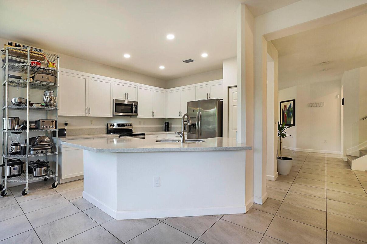 Interior, Kitchen, Recessed Lighting, Stainless Steel Appliances