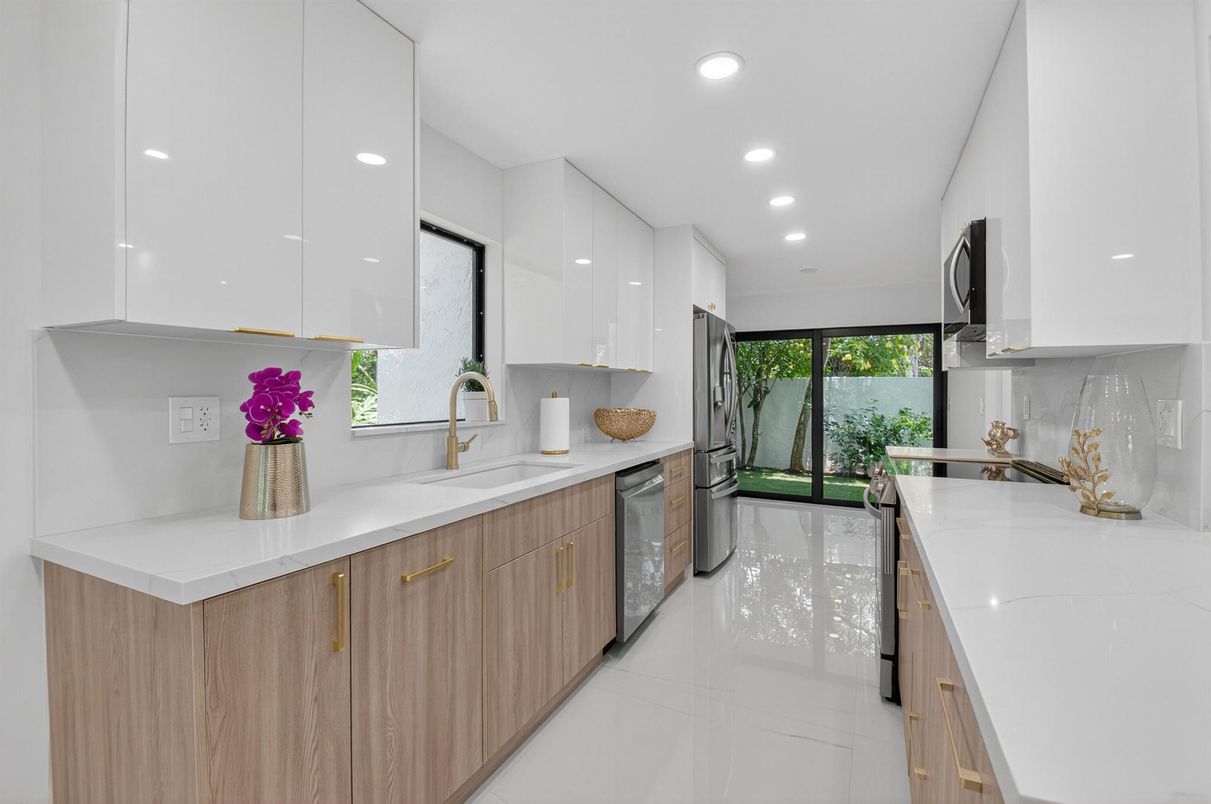 Interior, Kitchen, Recessed Lighting, Stainless Steel Appliances
