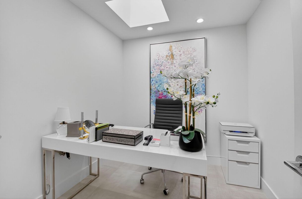 Home Office, Interior, Recessed Lighting