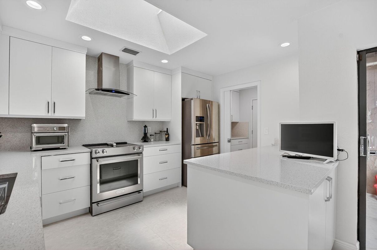 Interior, Kitchen, Recessed Lighting, Stainless Steel Appliances