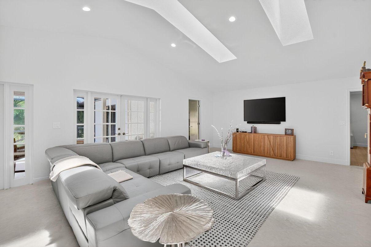 Interior, Living room, Recessed Lighting