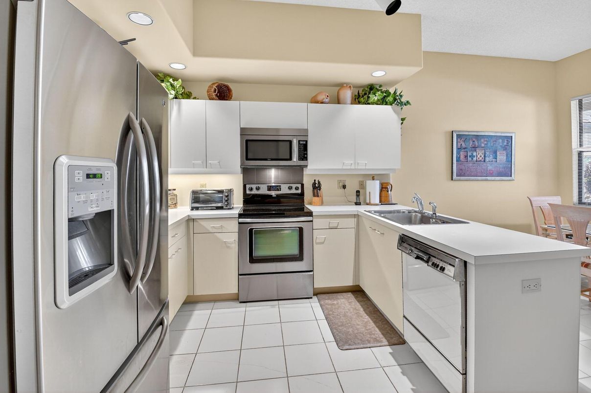Interior, Kitchen, Recessed Lighting, Stainless Steel Appliances
