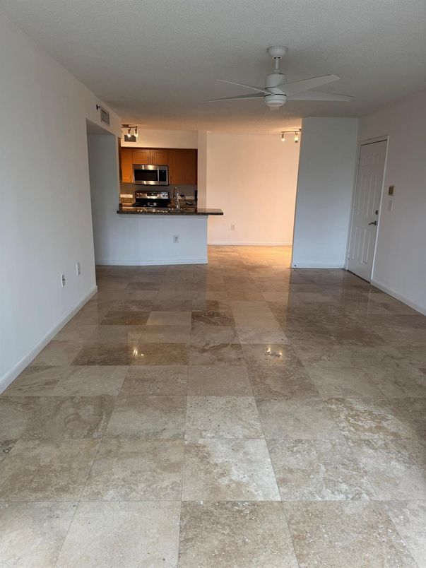 Empty room, Interior, Kitchen, Stainless Steel Appliances