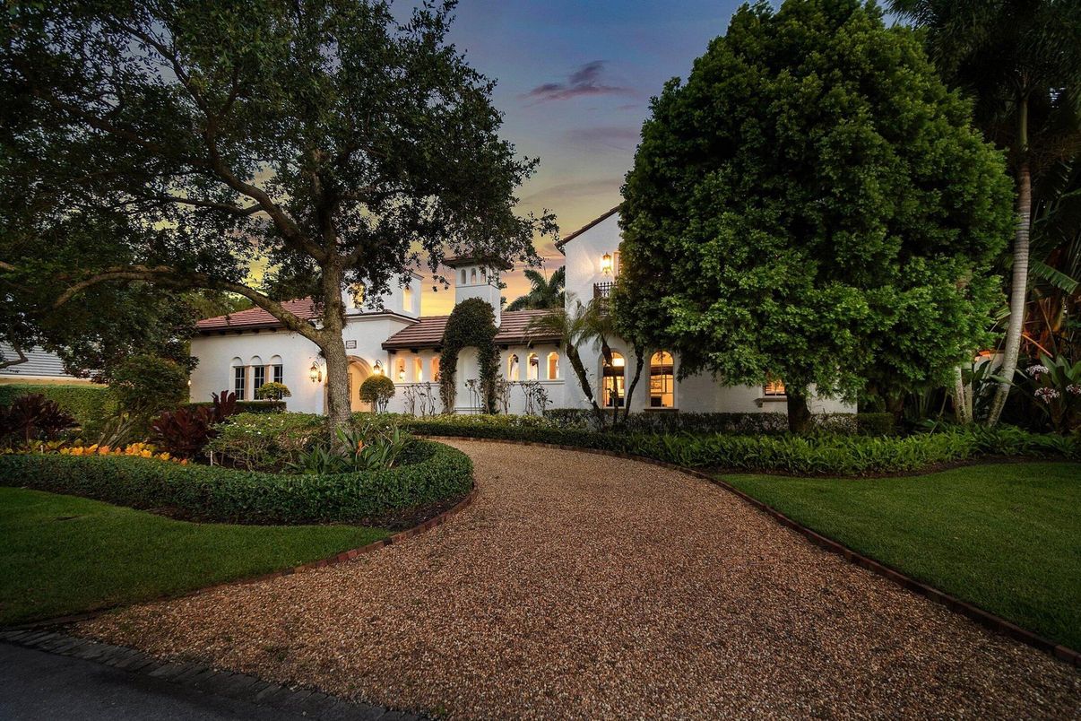 Backyard, Exterior, Facade, Spanish Mediterranean