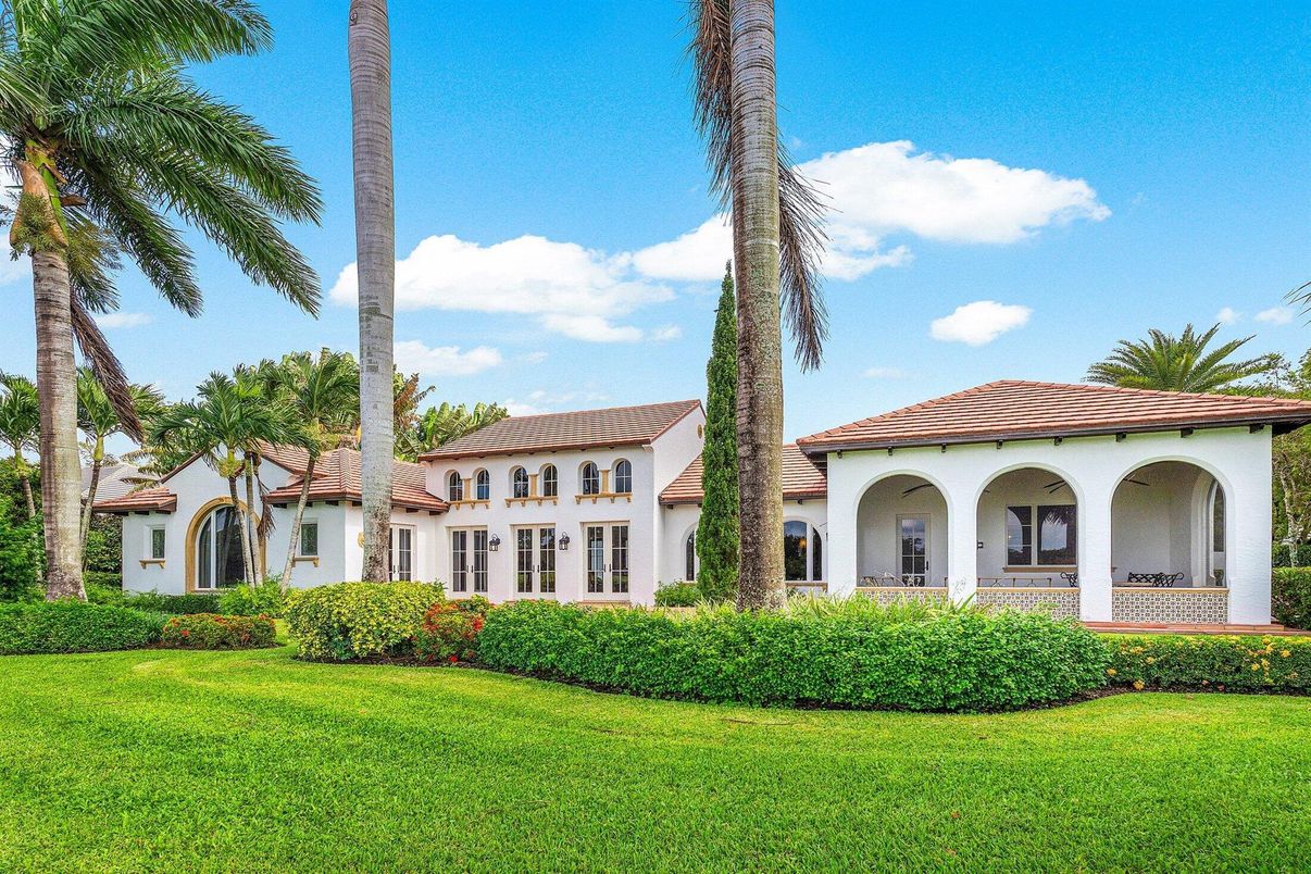Backyard, Exterior, Facade, Spanish Mediterranean