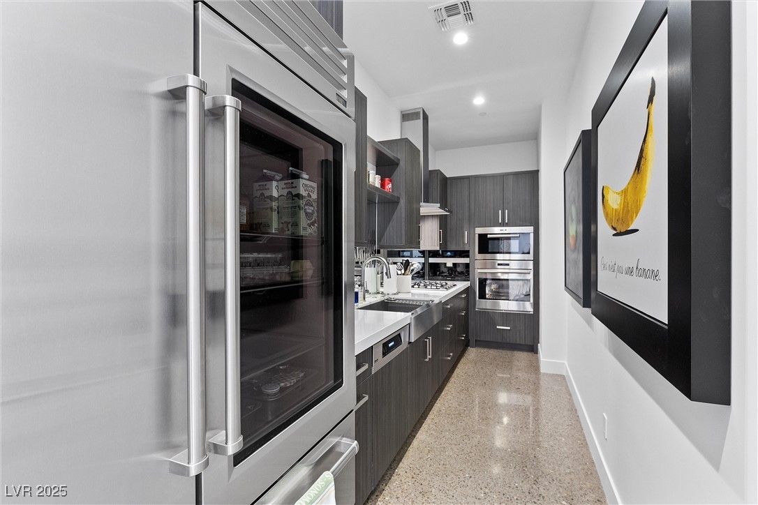 Interior, Kitchen, Recessed Lighting, Stainless Steel Appliances