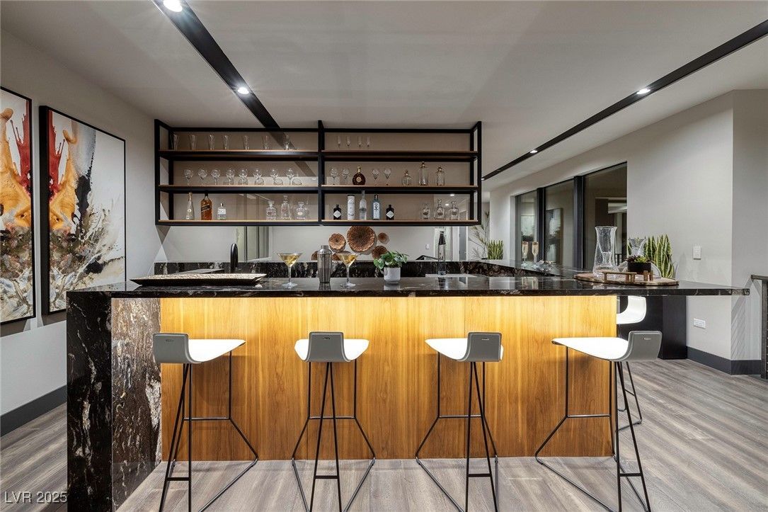 Interior, Recessed Lighting, Wood Texture Flooring