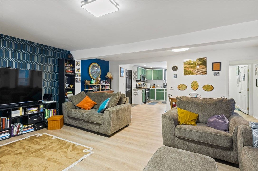 Interior, Kitchen, Living room, Wood Texture Flooring