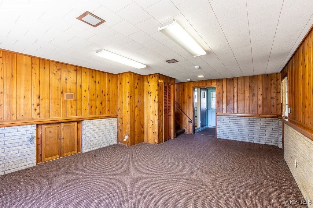 Empty room, Interior, Wooden Walls
