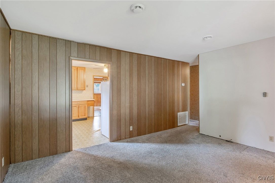 Empty room, Interior, Wooden Walls