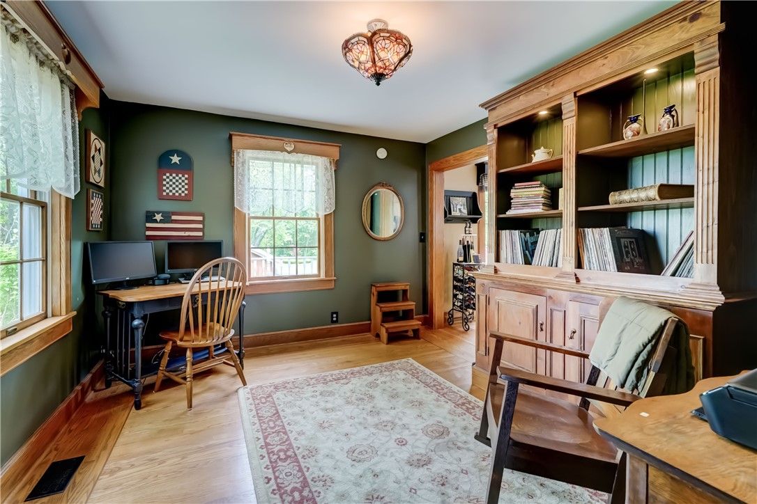 Home Office, Interior, Wood Texture Flooring