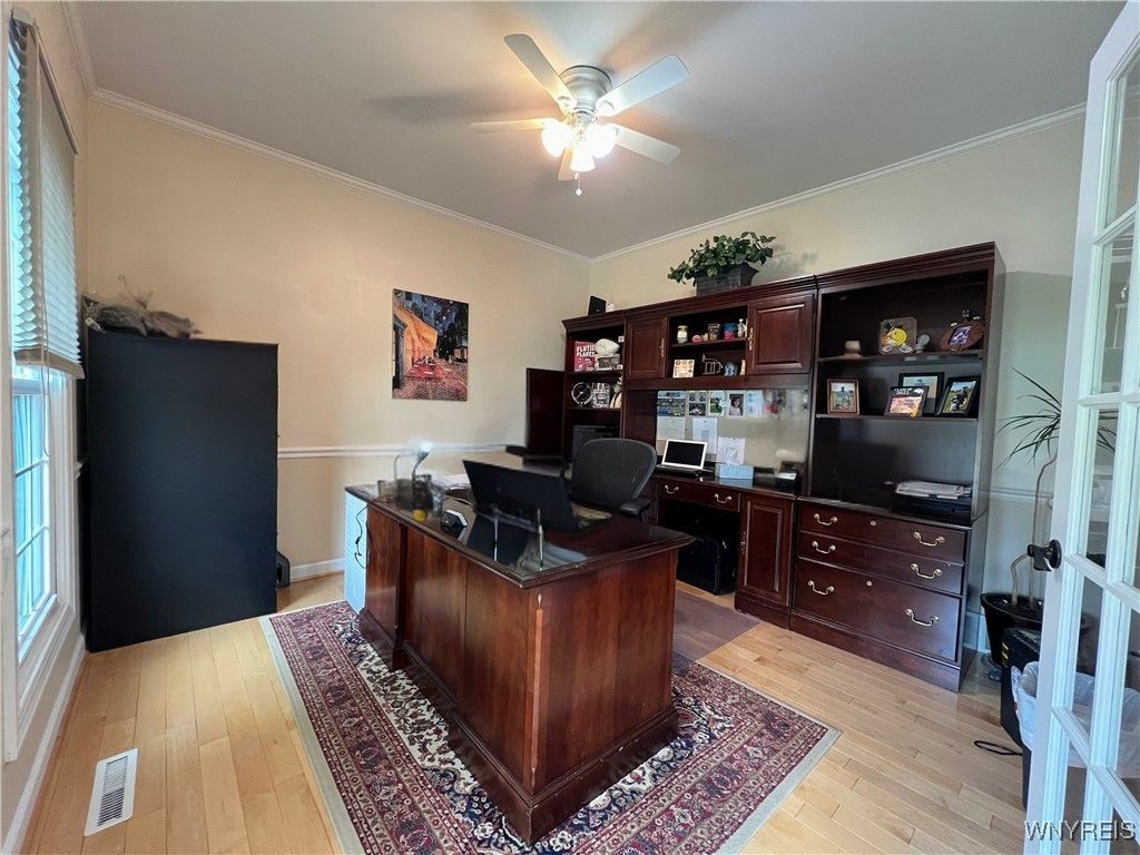 Home Office, Interior, Wood Texture Flooring