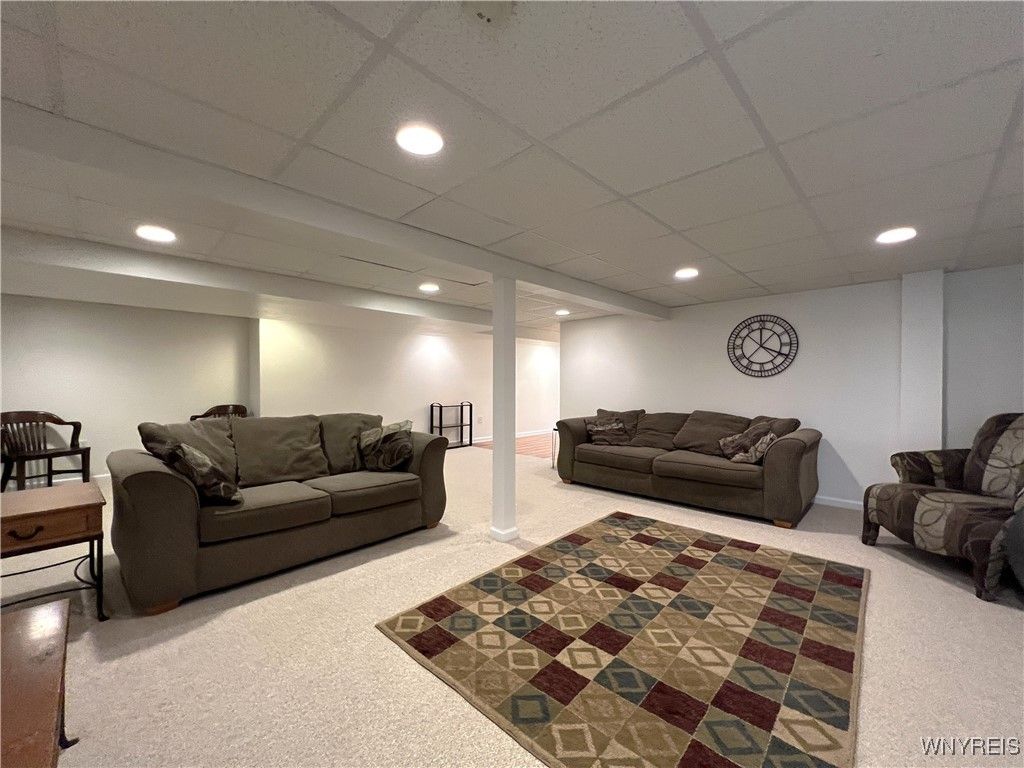 Interior, Living room, Recessed Lighting