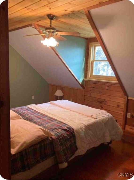 Bedroom, Interior, Wooden Ceilings, Wood Texture Flooring, Wooden Walls