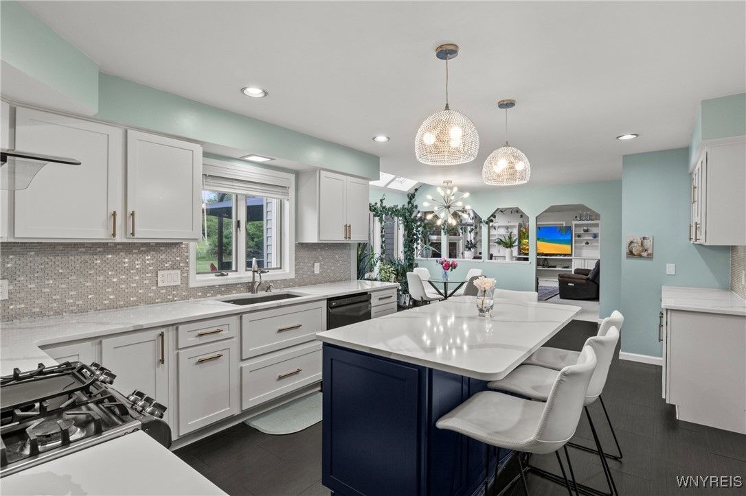 Interior, Kitchen, Pendant Lights, Recessed Lighting